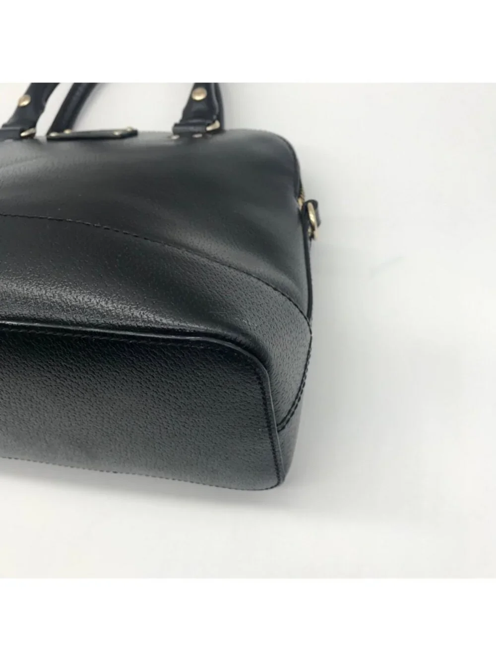 Kate Spade Black Leather Tote Bag